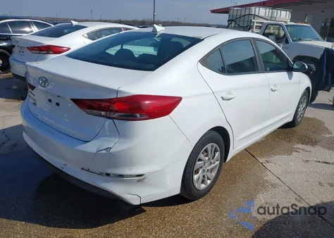 2017 Hyundai Elantra Se из США, поврежденный, VIN 5NPD74LF3HH177922